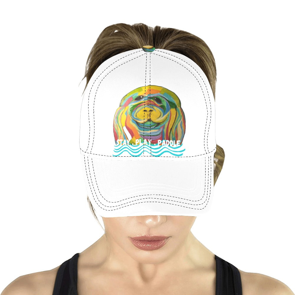Manatee Landing White Merlyn Cap
