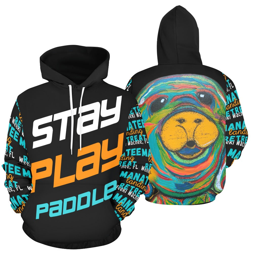 Manatee Landing Retreat Men Hoodie All Over Print Hoodie for Men (USA Size) (Model H13)