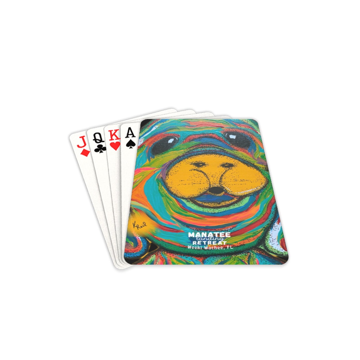 Manatee Landing Merlyn Playing Cards Playing Cards 2.5"x3.5"