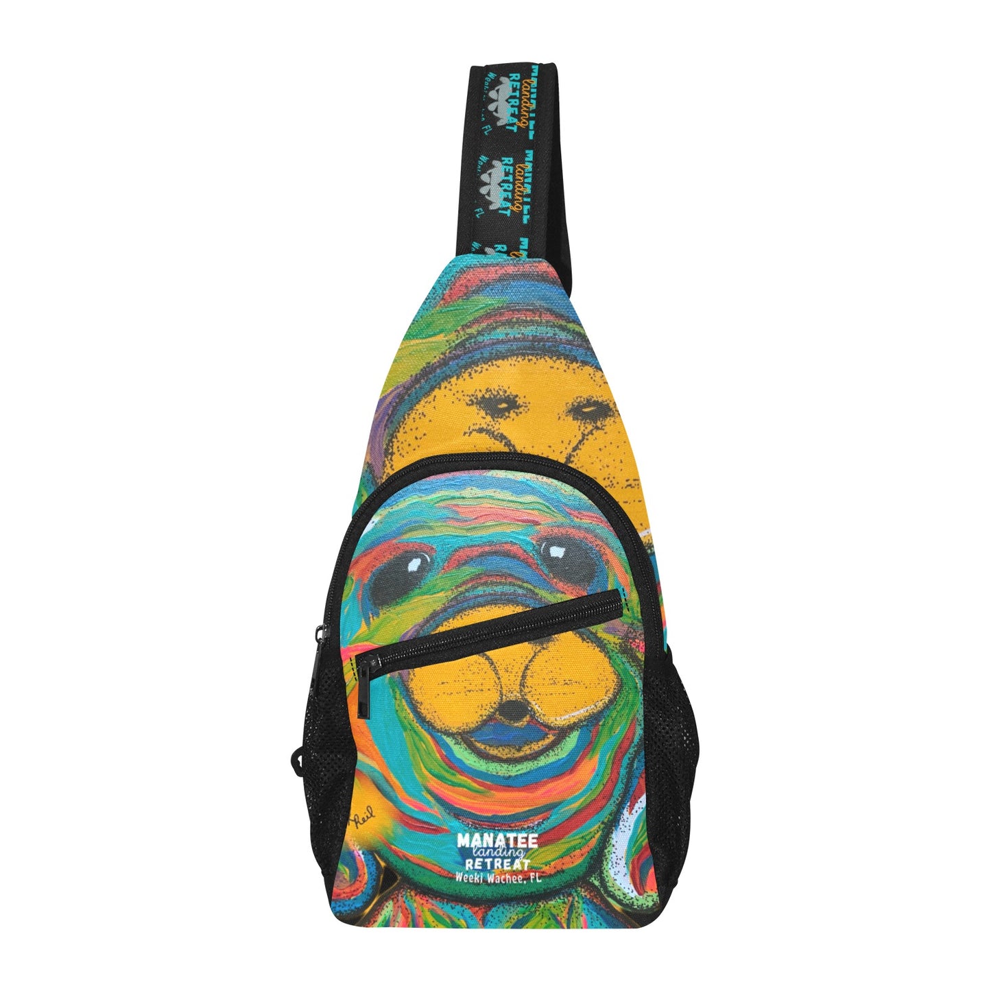 Manatee Landing Retreat Man Bag All Over Print Chest Bag (Model 1719)