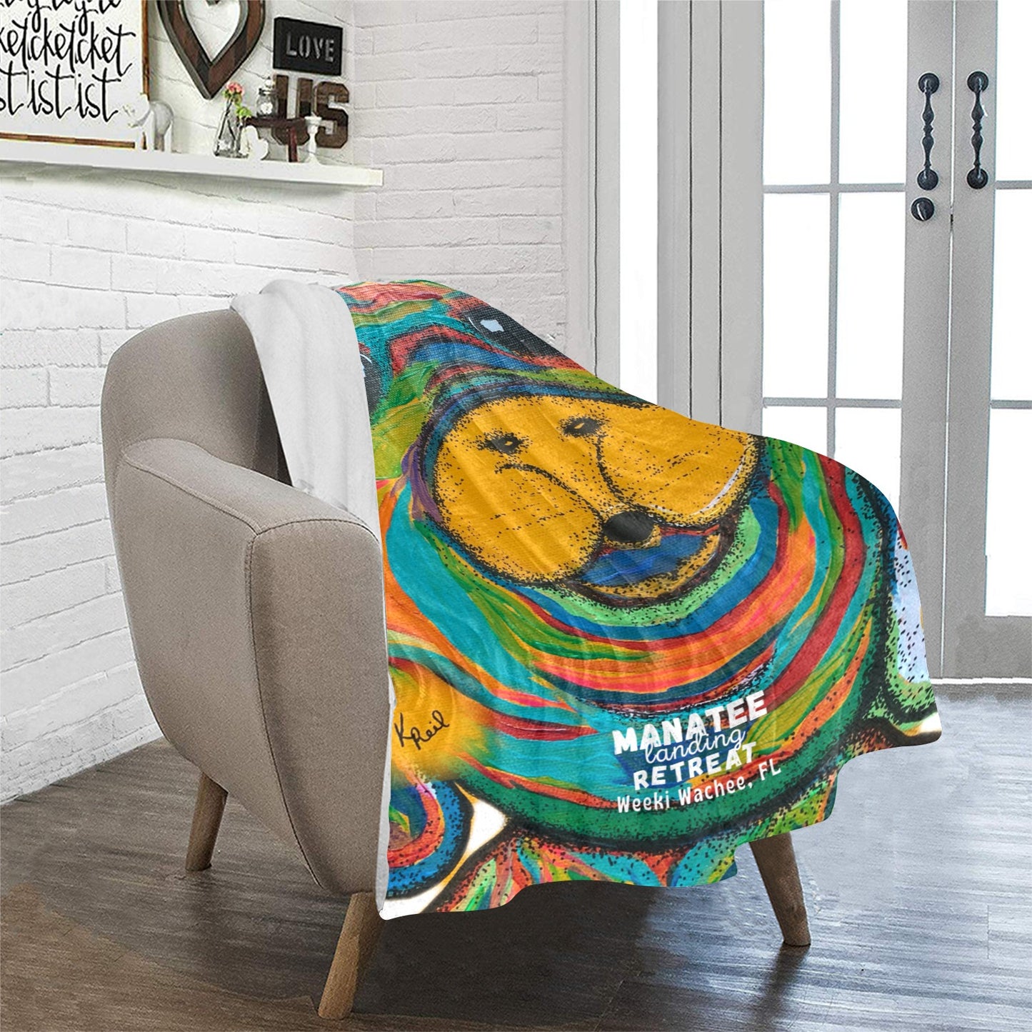Merlyn Comfy Blankie Ultra-Soft Micro Fleece Blanket 32"x48"