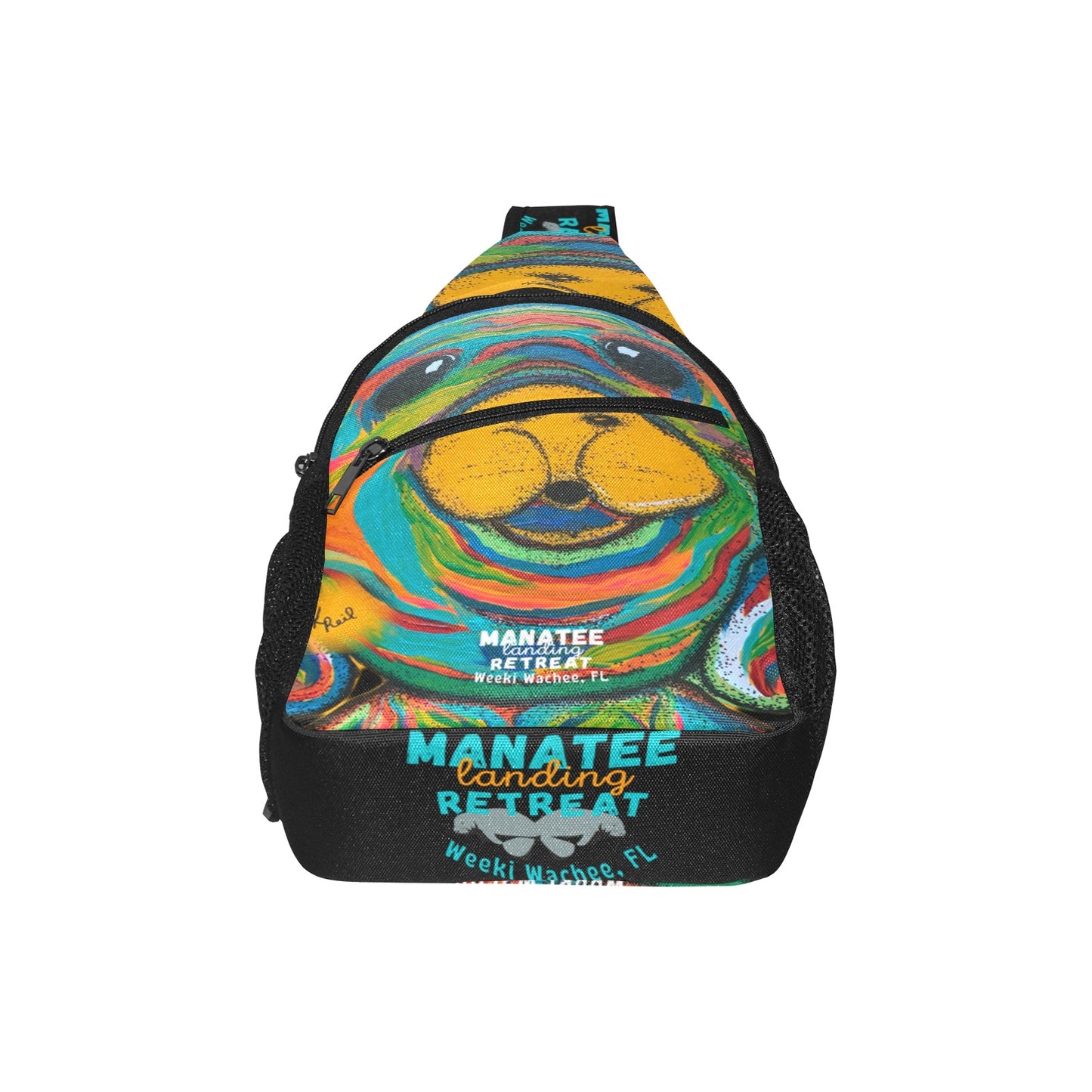 Manatee Landing Retreat Man Bag All Over Print Chest Bag (Model 1719)