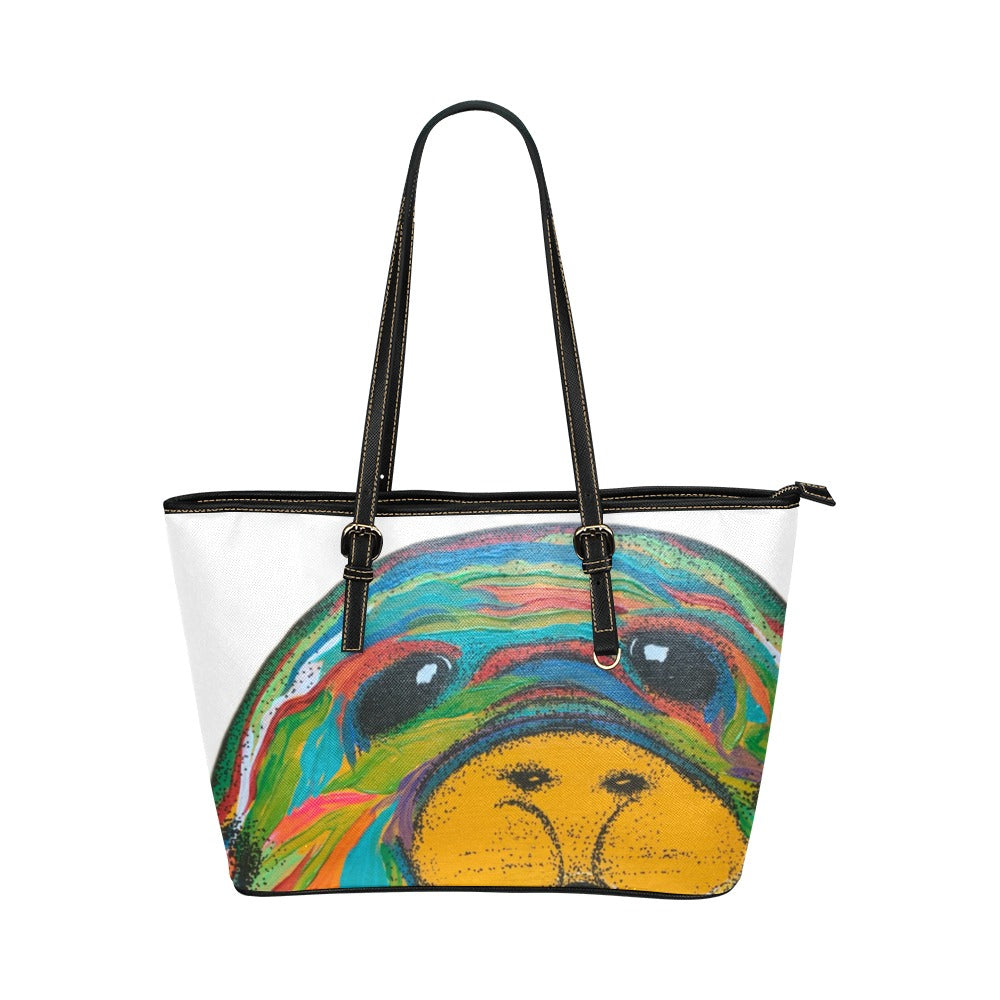 Merlyn Tote - YumLife Family Tote Leather Tote Bag/Large (Model 1651)
