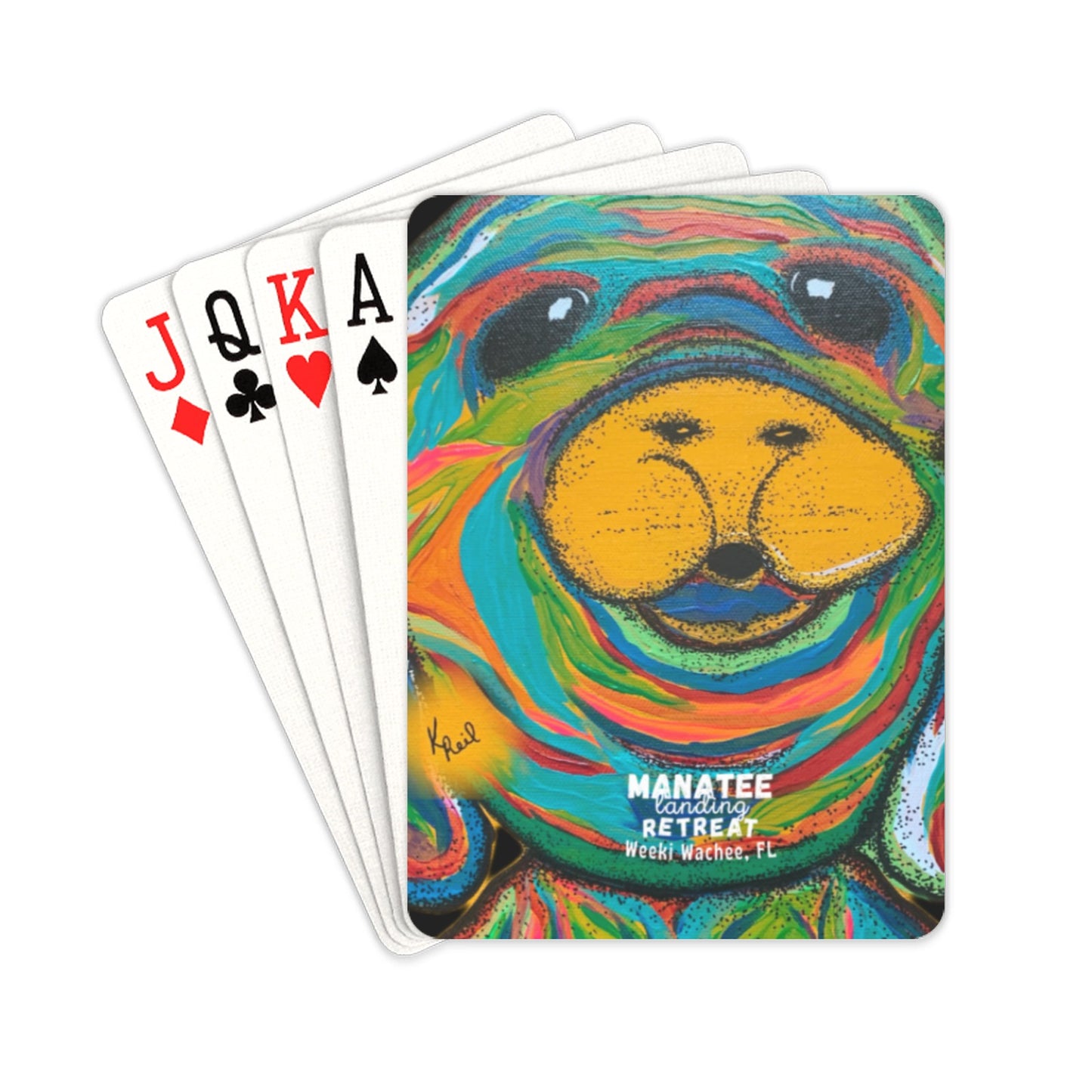 Manatee Landing Merlyn Playing Cards Playing Cards 2.5"x3.5"