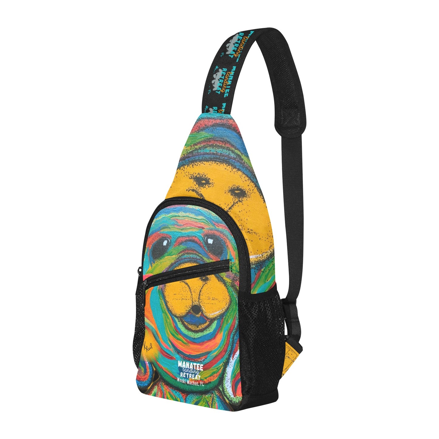 Manatee Landing Retreat Man Bag All Over Print Chest Bag (Model 1719)
