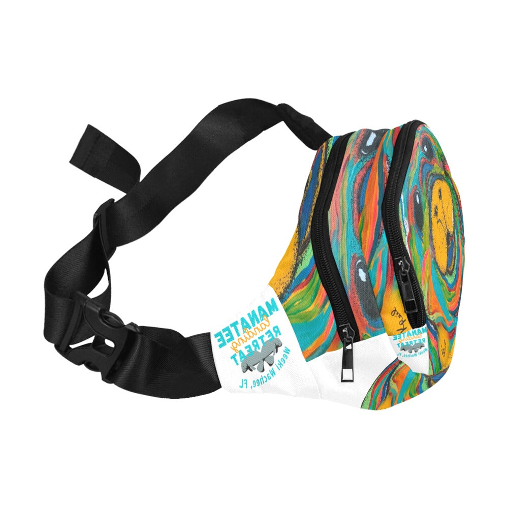 Manatee Landing Retreat Bum Bag Fanny Pack/Small (Model 1677)