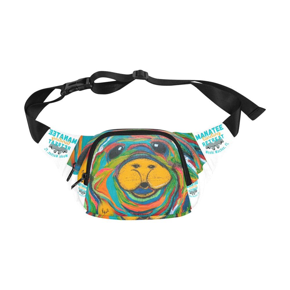 Manatee Landing Retreat Bum Bag Fanny Pack/Small (Model 1677)