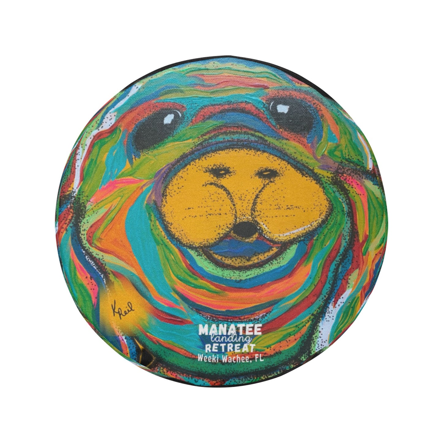 Magical Merlyn Manatee Tire Cover by YUMLife
