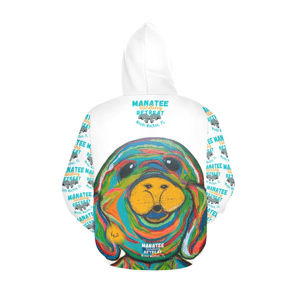 MLR Merlyn Woman's Hoodie All Over Print Hoodie for Women (USA Size) (Model H13)