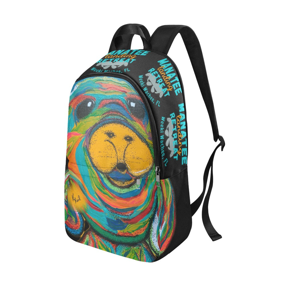 Manatee Landing Backpack Fabric Backpack for Adult (Model 1659)