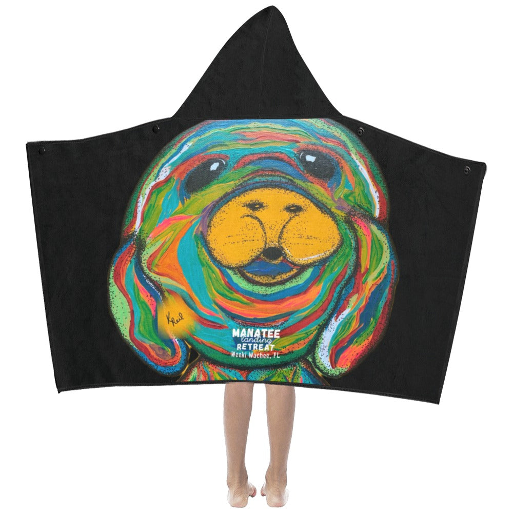 Manatee Landing Retreat Kids Towel Kids' Hooded Bath Towels