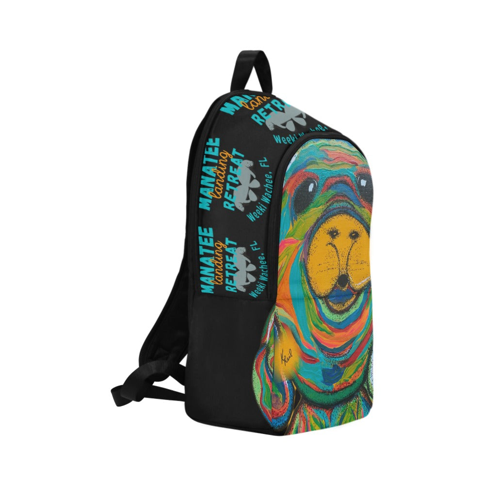 Manatee Landing Backpack Fabric Backpack for Adult (Model 1659)